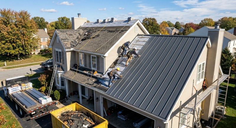 Aluminum Roof Replacement in Sussex County, DE