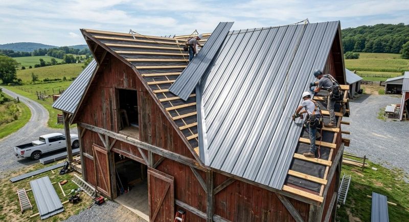Barn Roof Construction in Millsboro, DE