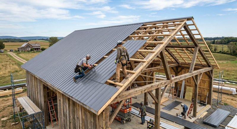 Barn Roof Construction in Millsboro, DE