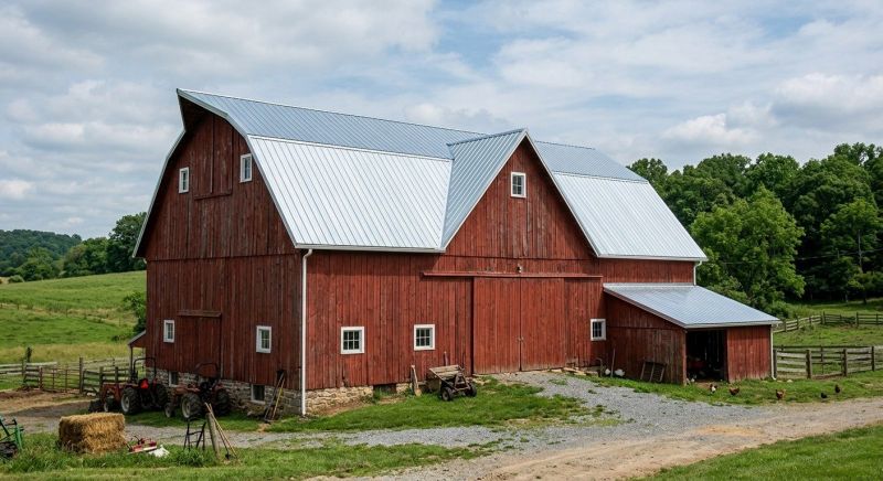 Barn Roof Replacement in Harbeson, DE