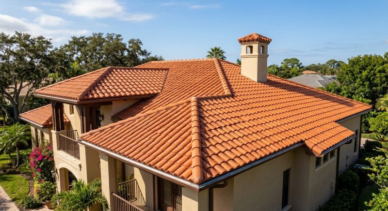 Barrel Tile Roof Installation in Millsboro, DE