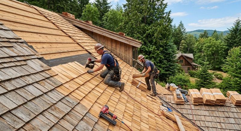 Cedar Roof Installation in Milford, DE
