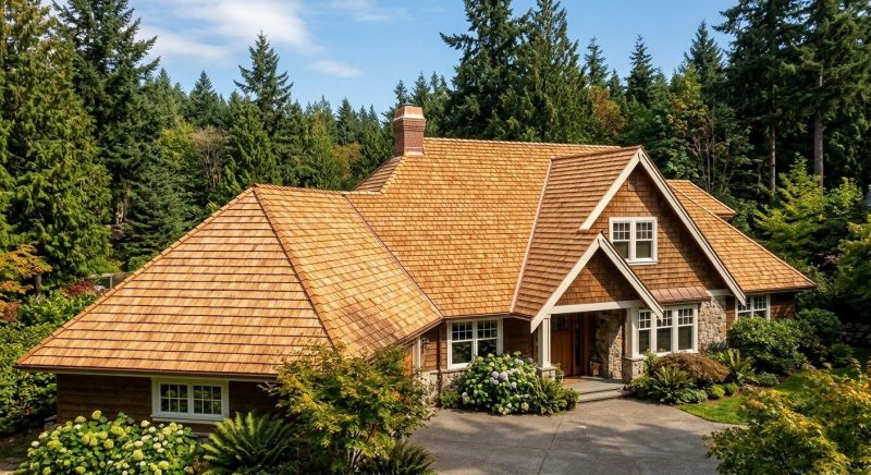 Cedar Roof Installation in Milford, DE