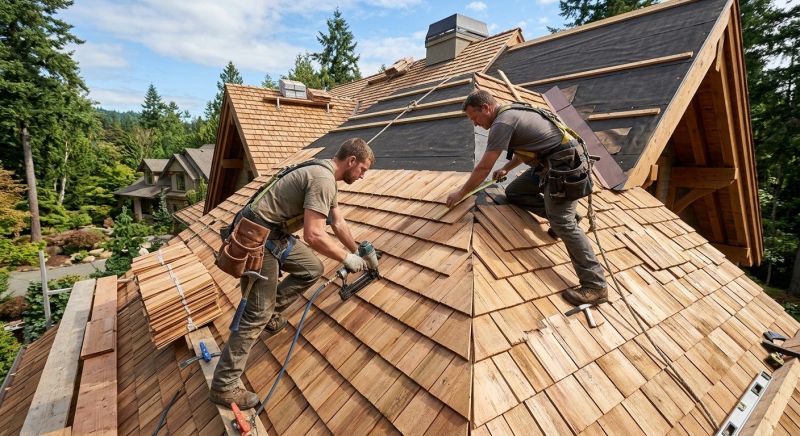 Cedar Roof Installation in Ocean City, MD