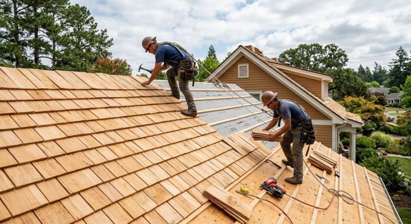 Cedar Roof Installation in Ocean City, MD