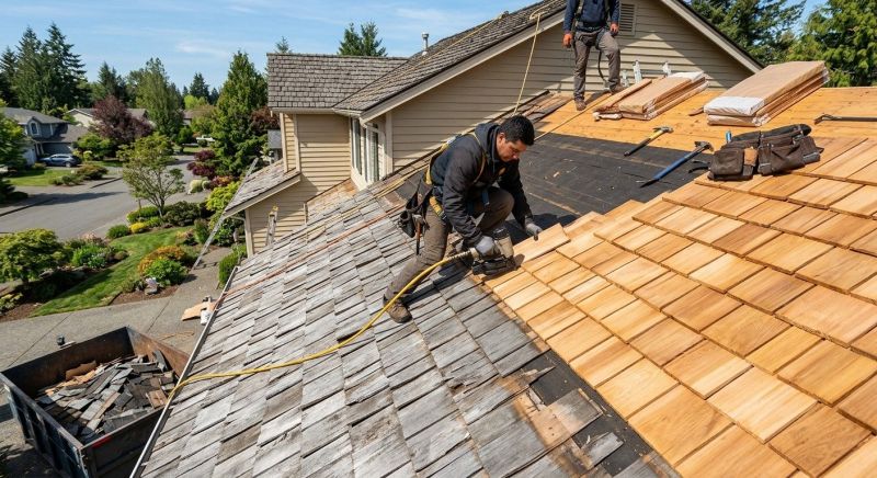 Cedar Roof Replacement in Sussex County, DE