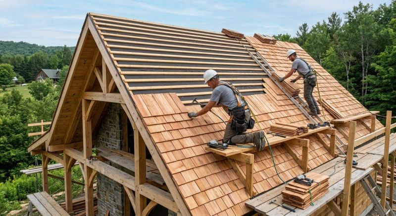 Cedar Shake Roof Construction in Frankford, DE