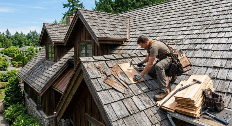 Cedar Shake Roof Repair in Milford, DE