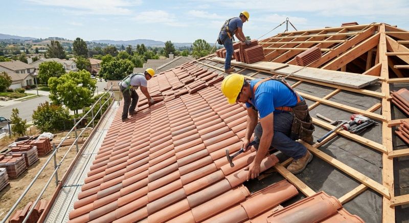 Clay Roof Installation in Frankford, DE