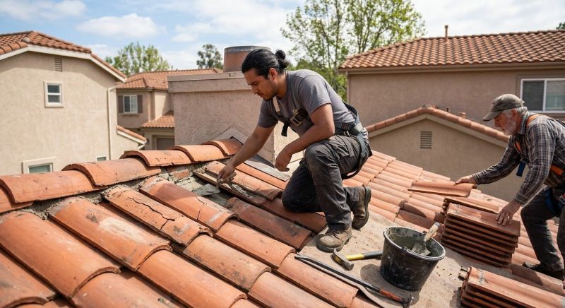 Clay Roof Leak Repair in Millsboro, DE