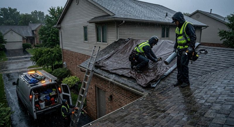 Collapsing Roof Repair in Millsboro, DE