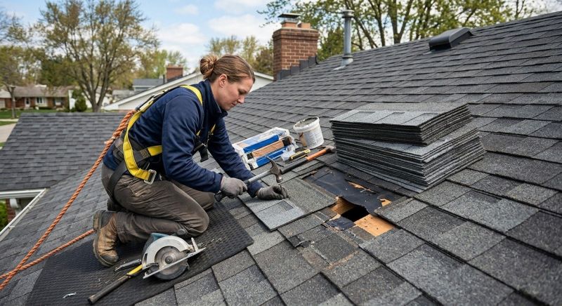 Composite Shingle Repair in Millsboro, DE