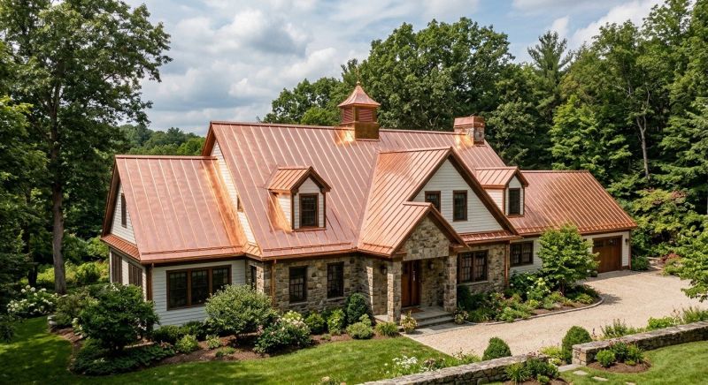 Copper Roof Replacement in Millsboro, DE