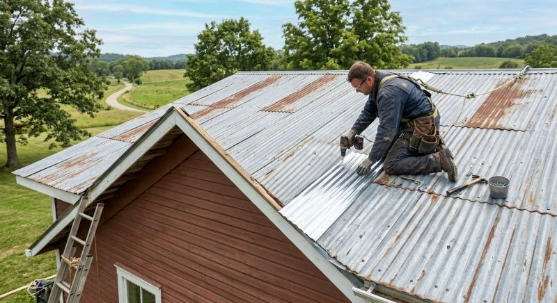 Corrugated Roof Repair in Ocean View, DE