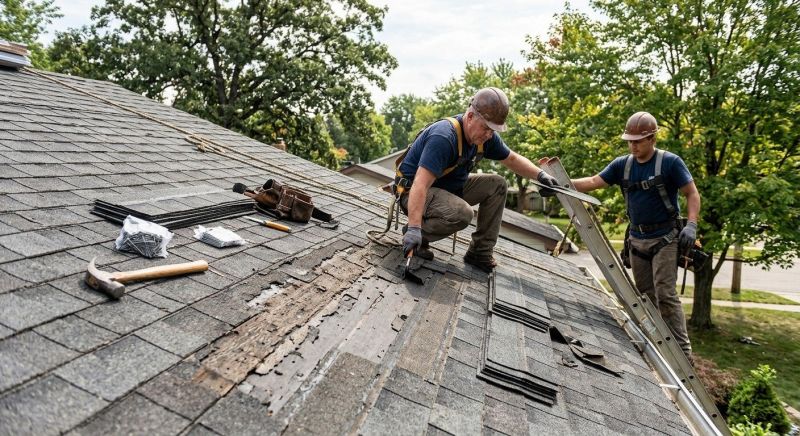 Damaged Roof Repair in Milton, DE