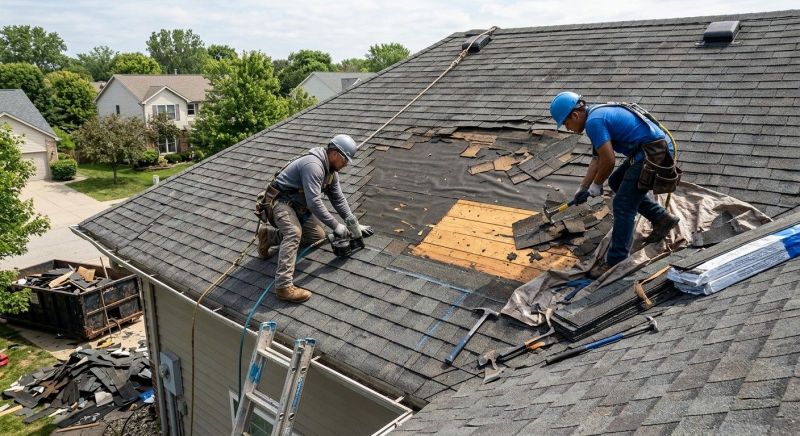 Damaged Roof Repair in Ocean City, MD