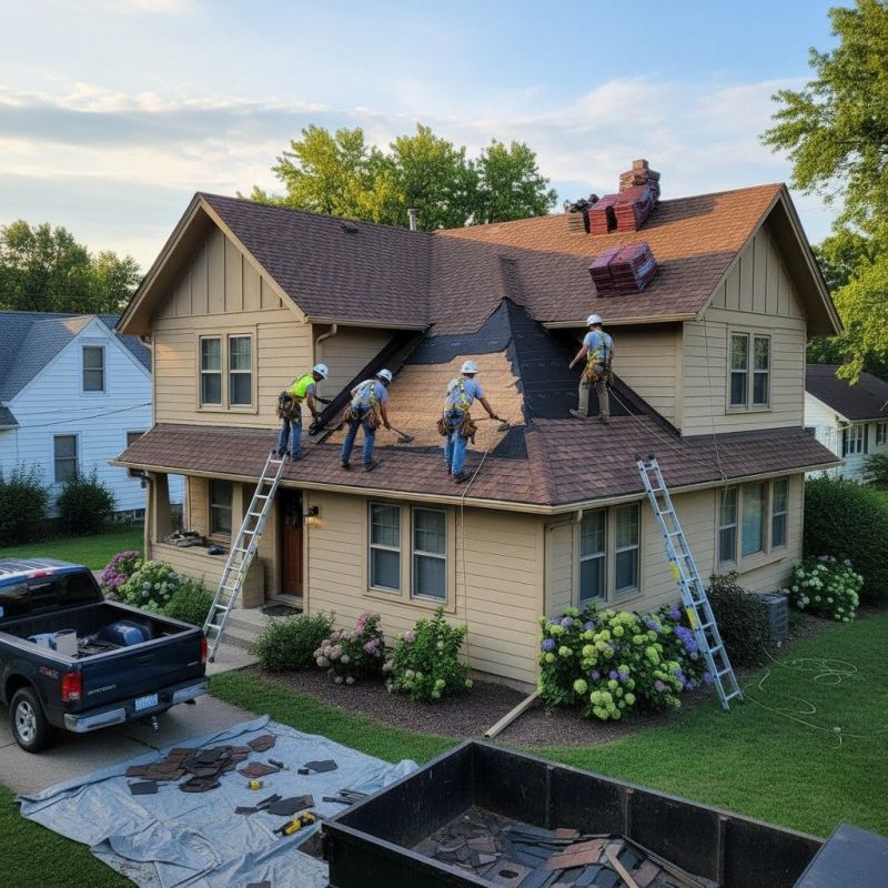 Damaged Roof Replacement in Millville, DE