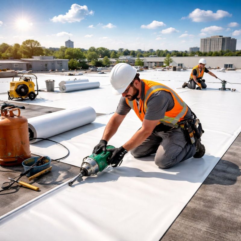 Epdm Roof Installation in Delmar, DE