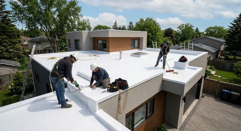 Flat Roof Installation in Ocean View, DE