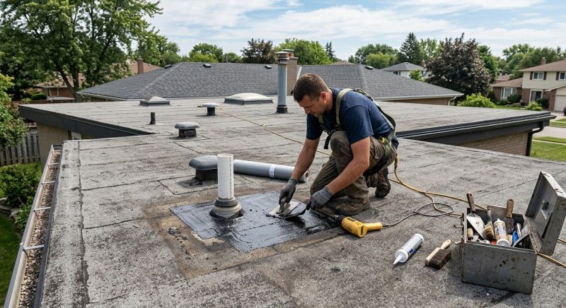 Flat Roof Repair in Bridgeville, DE