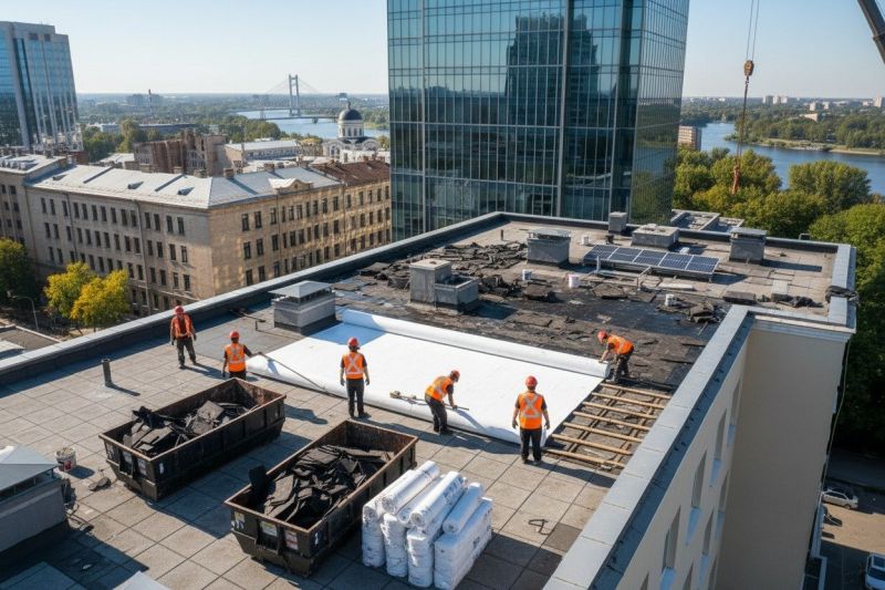 Flat Roof Replacement in Parsonsburg, MD