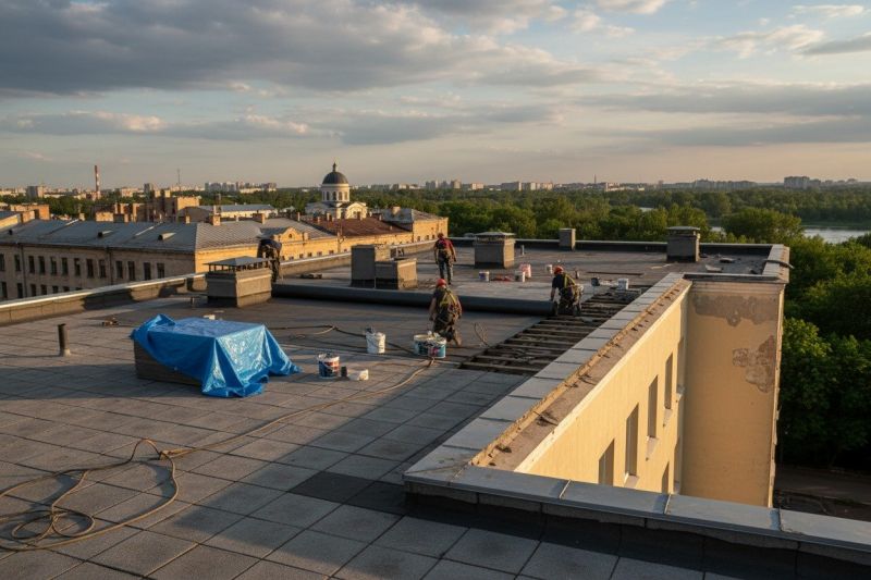 Flat Roof Replacement in Seaford, DE