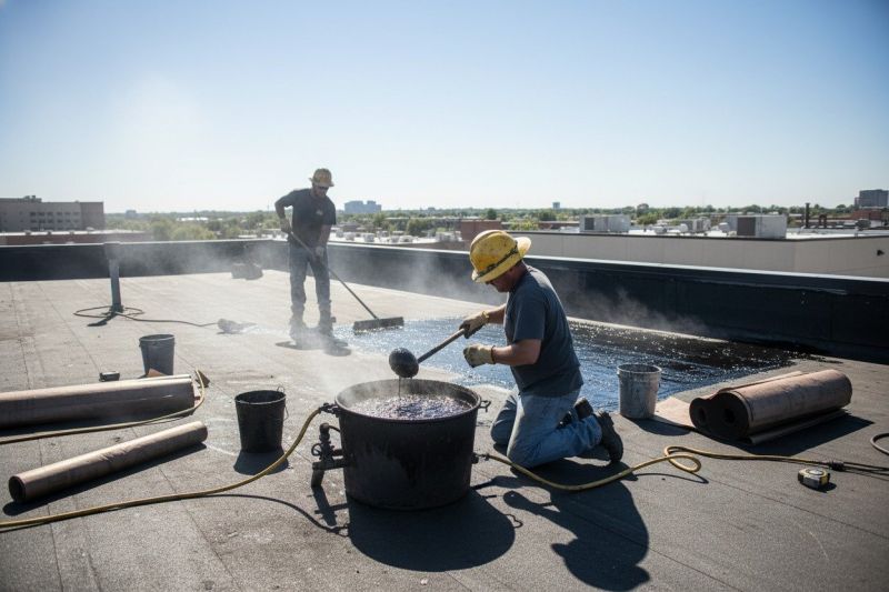 Flat Roof Tar Repair in Millsboro, DE