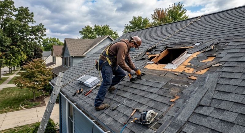 Hail Damage Roof Repair in Milton, DE