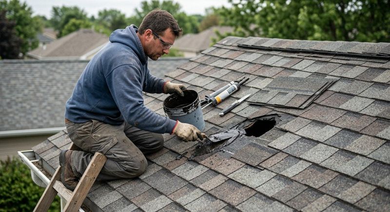 Hip Roof Shingle Repair in Millsboro, DE