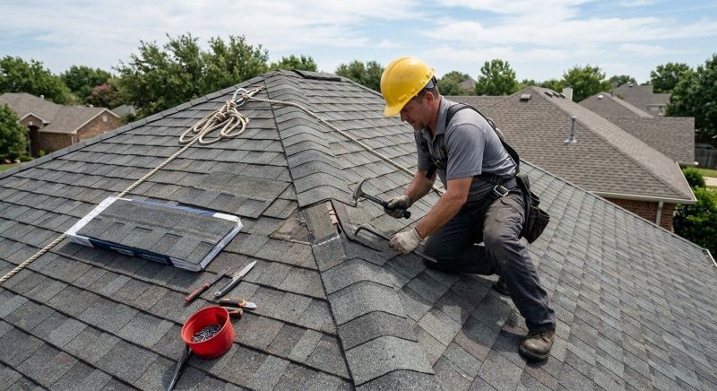 Hip Roof Shingle Repair in Millsboro, DE