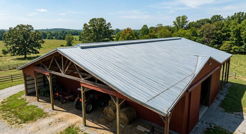 Pole Barn Roof Repair in Laurel, DE