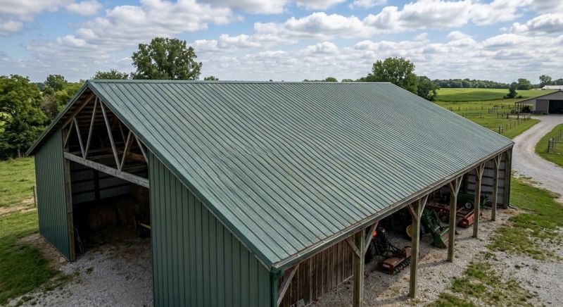 Pole Barn Roof Repair in Sussex County, DE