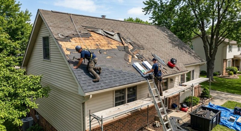 Roof Damage Repair in Laurel, DE
