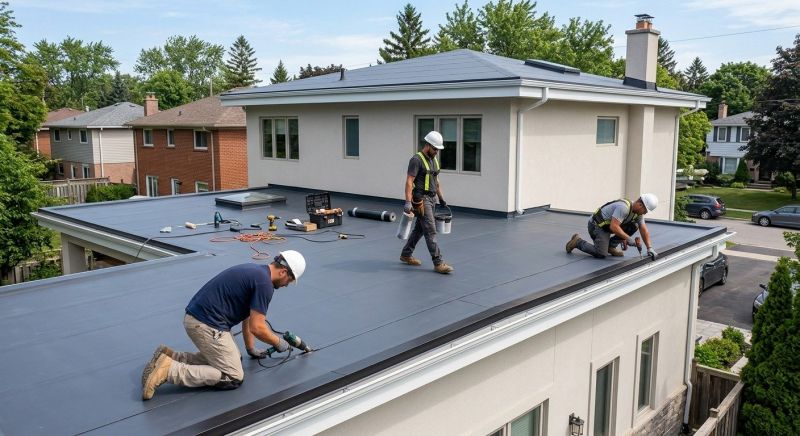 Rubber Roof Installation in Millsboro, DE