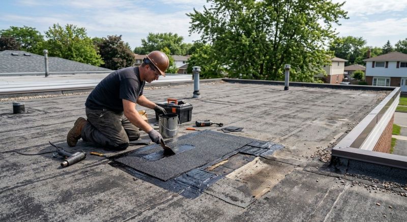Rubber Roof Repair in Bridgeville, DE