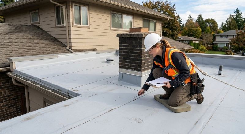 Single Ply Roof Inspection in Millsboro, DE