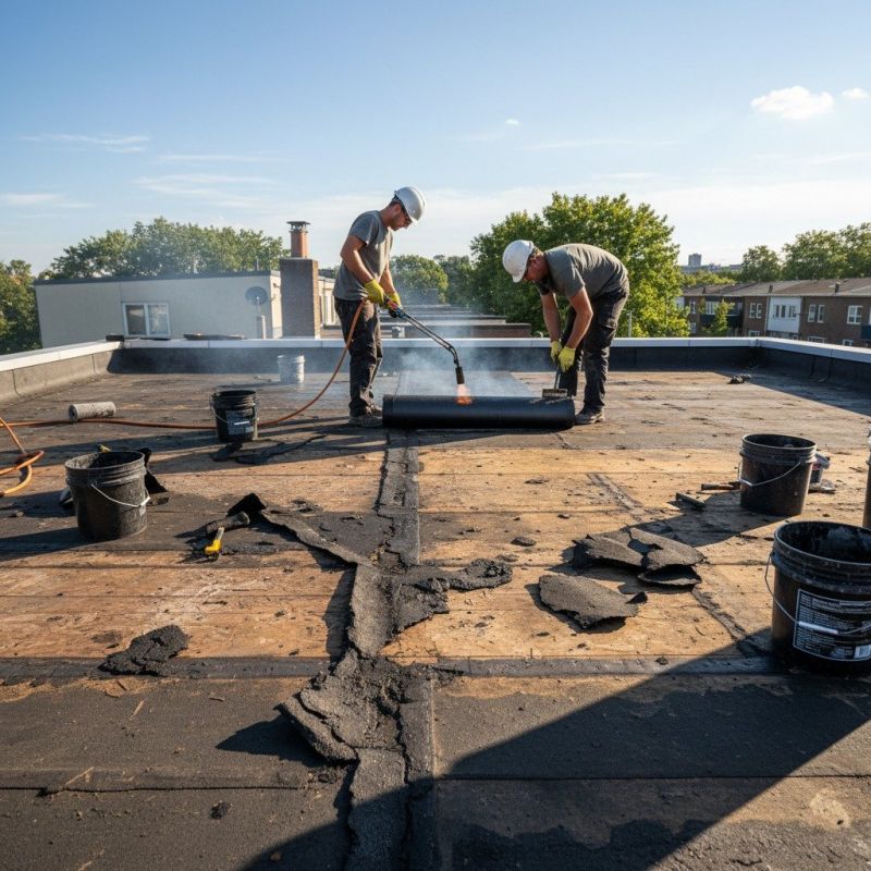 Single Ply Roof Repair in Fenwick Island, DE