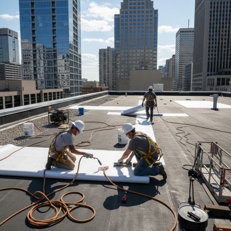 Single Ply Roof Repair in Millville, DE