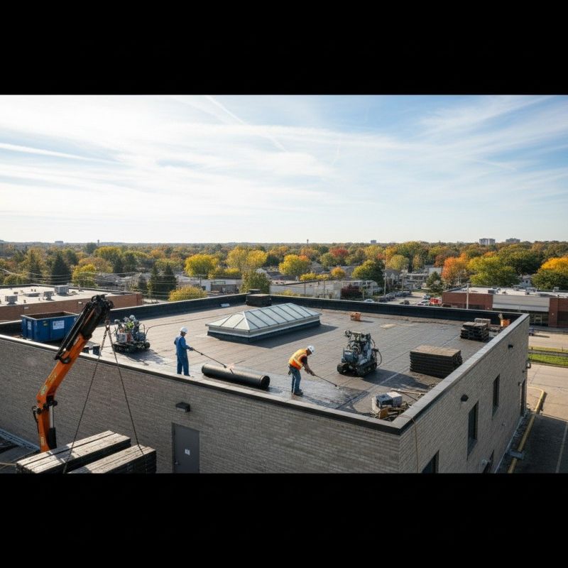 Single Ply Roof Replacement in Dagsboro, DE