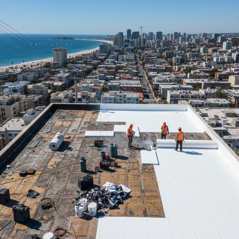 Single Ply Roof Replacement in Milford, DE