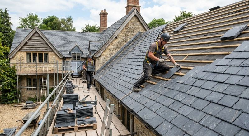 Slate Roof Installation in Delmar, DE