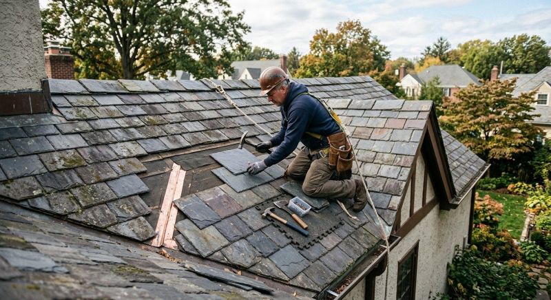 Slate Roof Repair in Delmar, DE