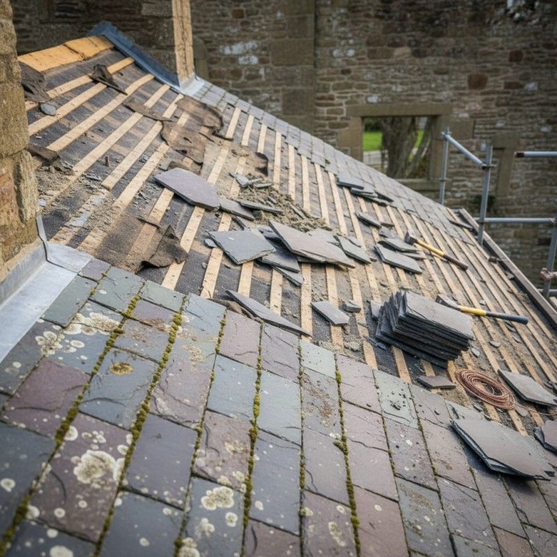 Slate Roof Replacement in Worcester County, MD