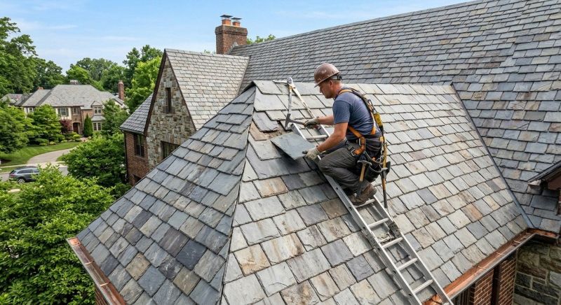 Slate Shingle Replacement in Millsboro, DE