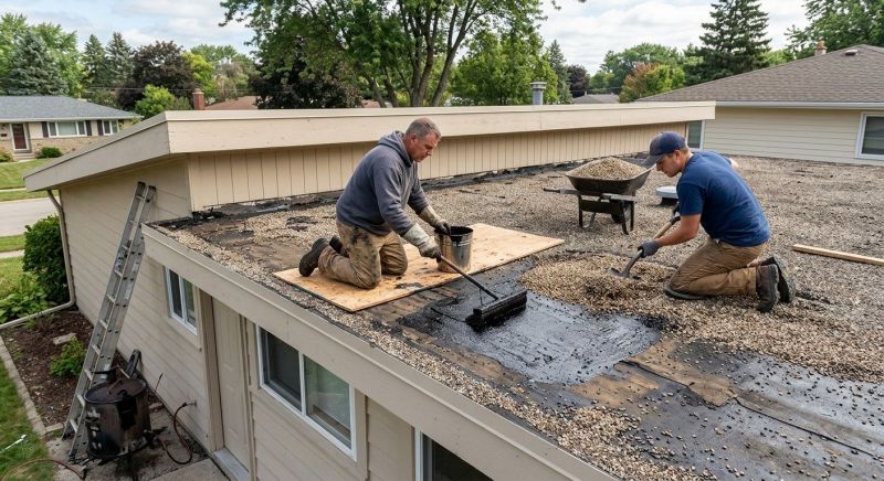 Tar And Gravel Roof Repair in Bethany Beach, DE