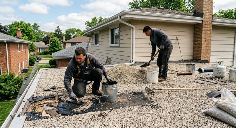 Tar And Gravel Roof Repair in Milton, DE