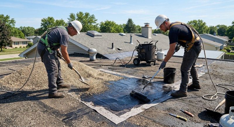 Tar And Gravel Roof Repair in Sussex County, DE