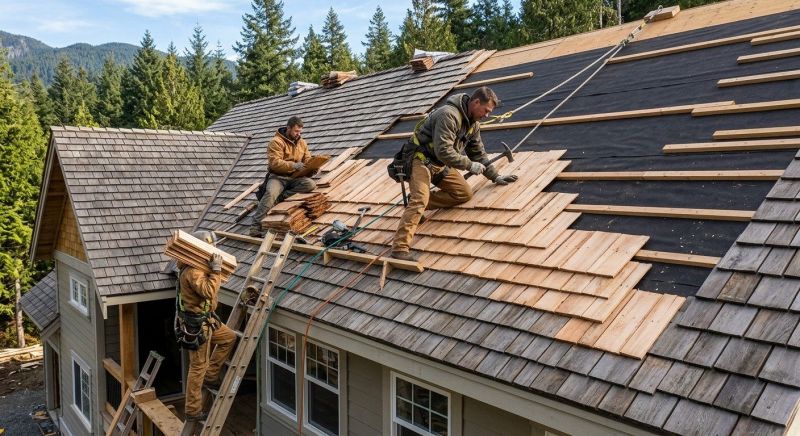 Wood Roofing Installation in Delmar, DE