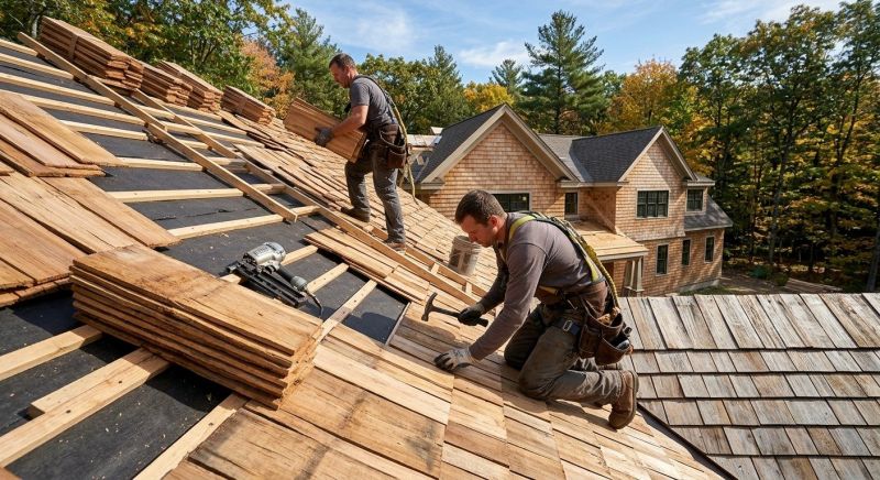 Wood Roofing Installation in Ellendale, DE