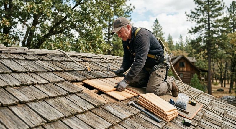 Wood Shake Roof Repair in Fenwick Island, DE